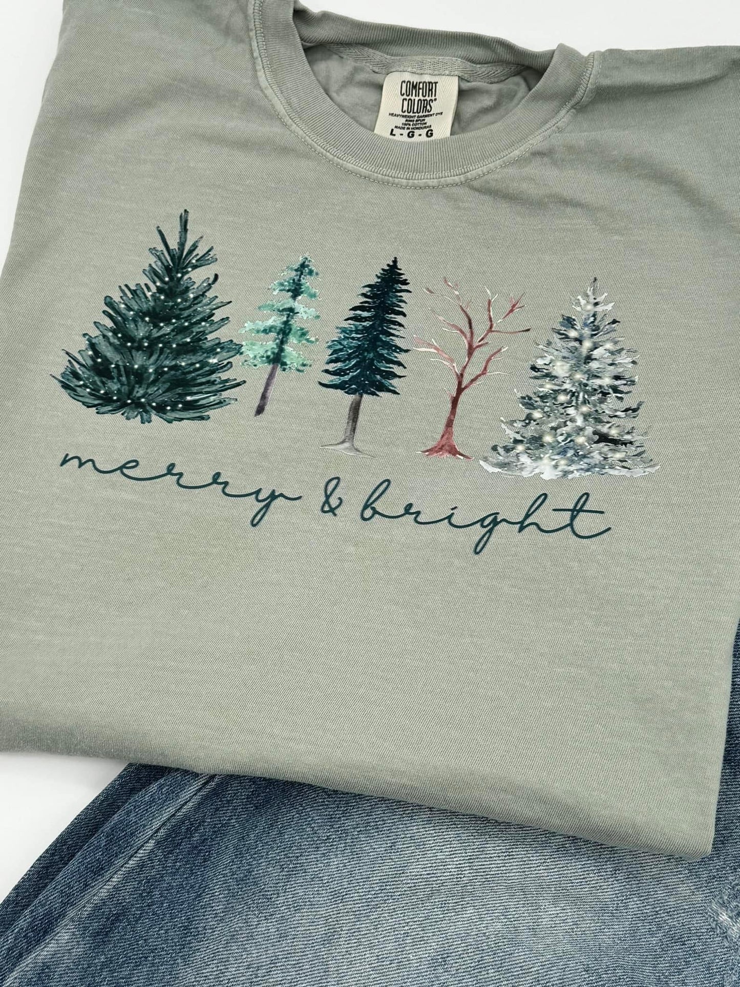 Merry & Bright trees T-Shirt
