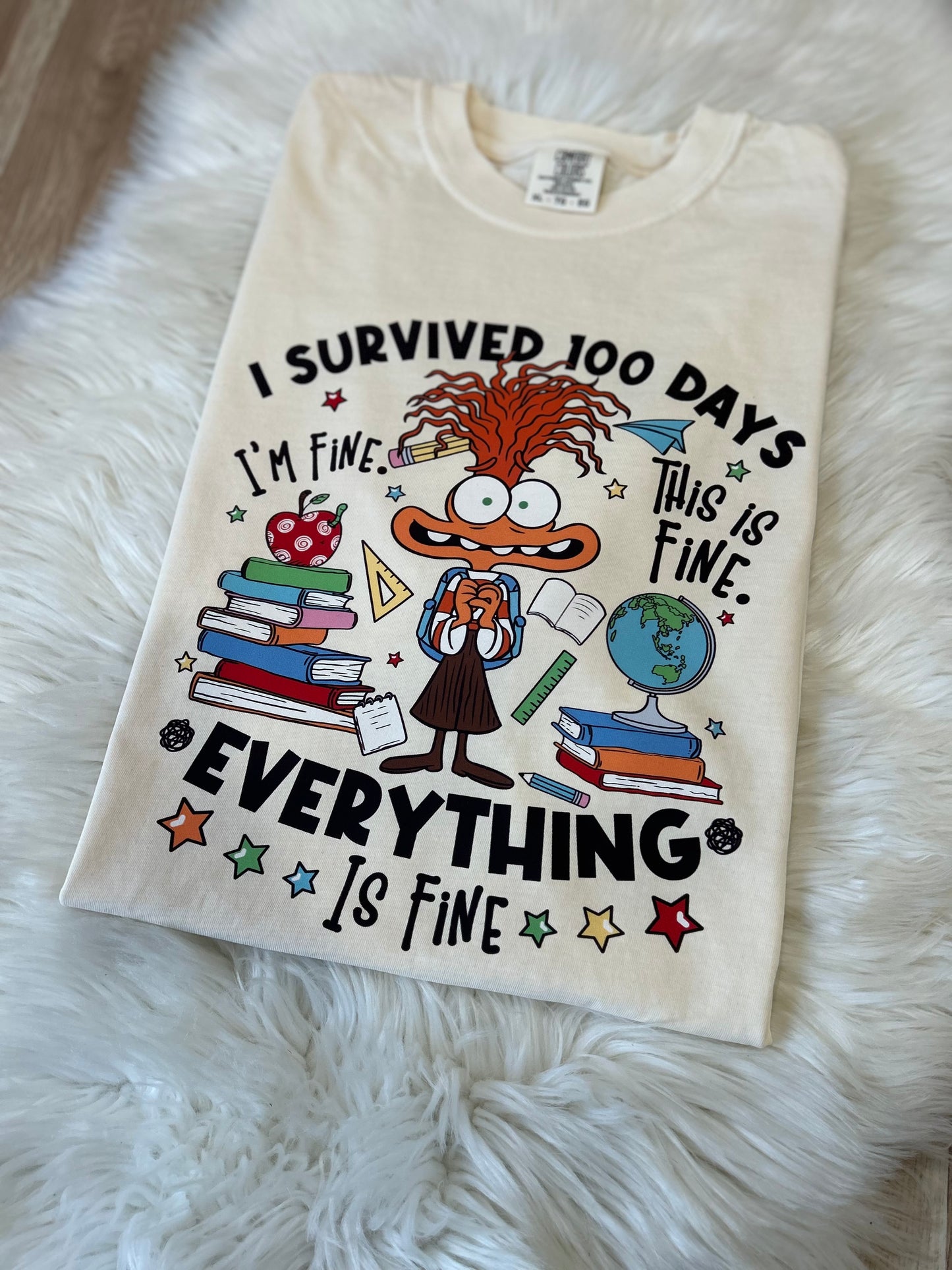 I Survived 100 Days T-Shirt