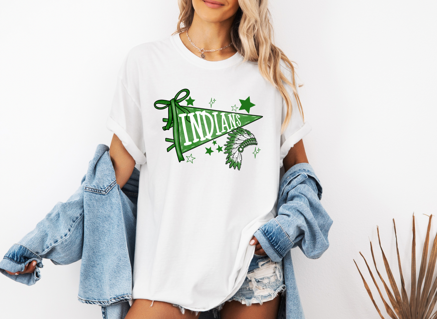 Indians Pennant Flag T-Shirt