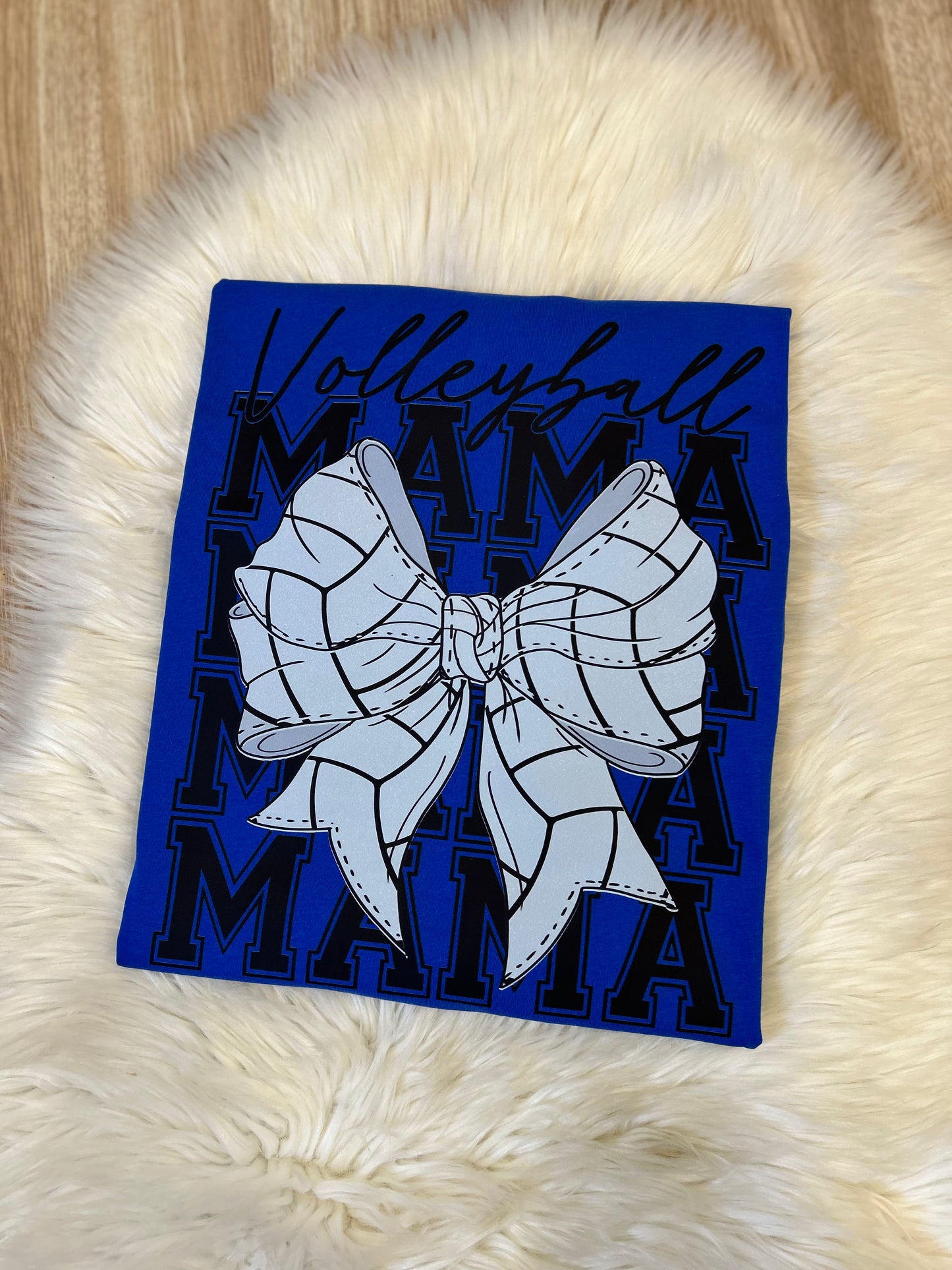 Volleyball Mama Bow T-Shirt