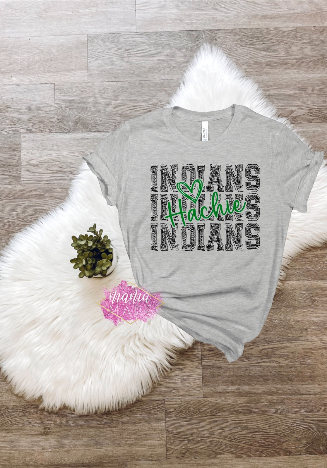 Indians Stacked Scribble T-Shirt