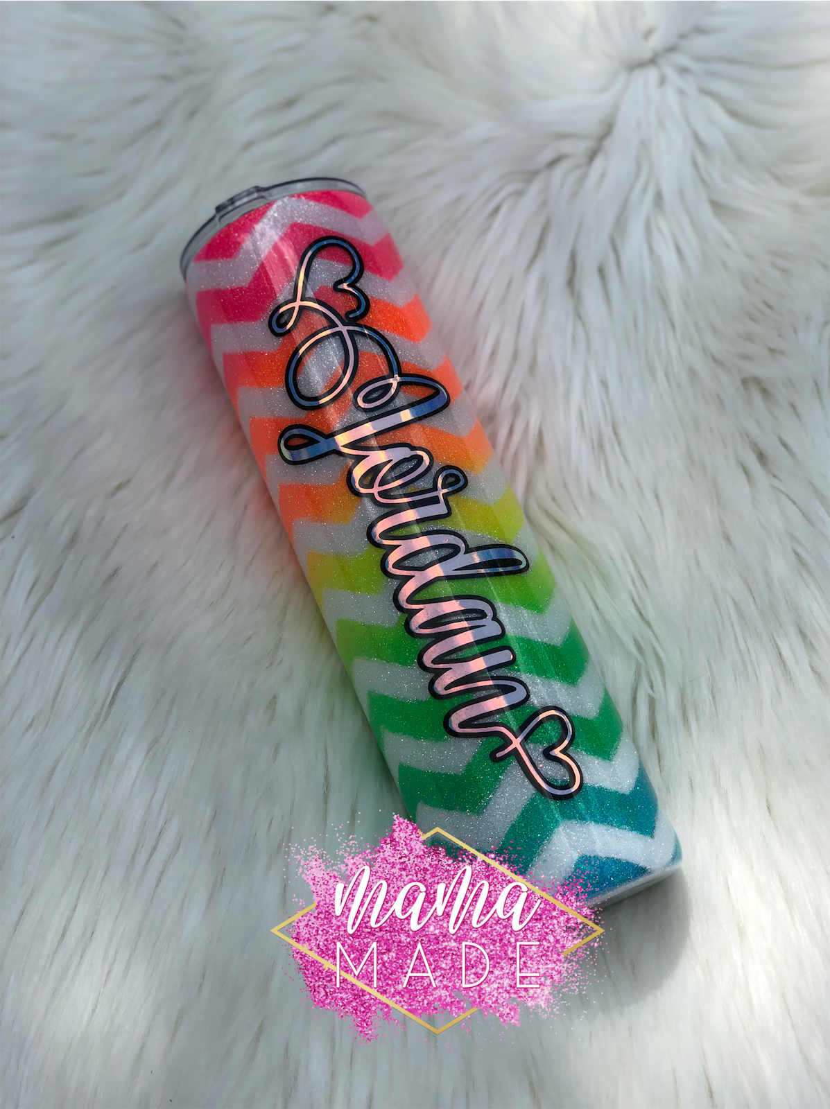 Rainbow Chevron - 32oz Plump