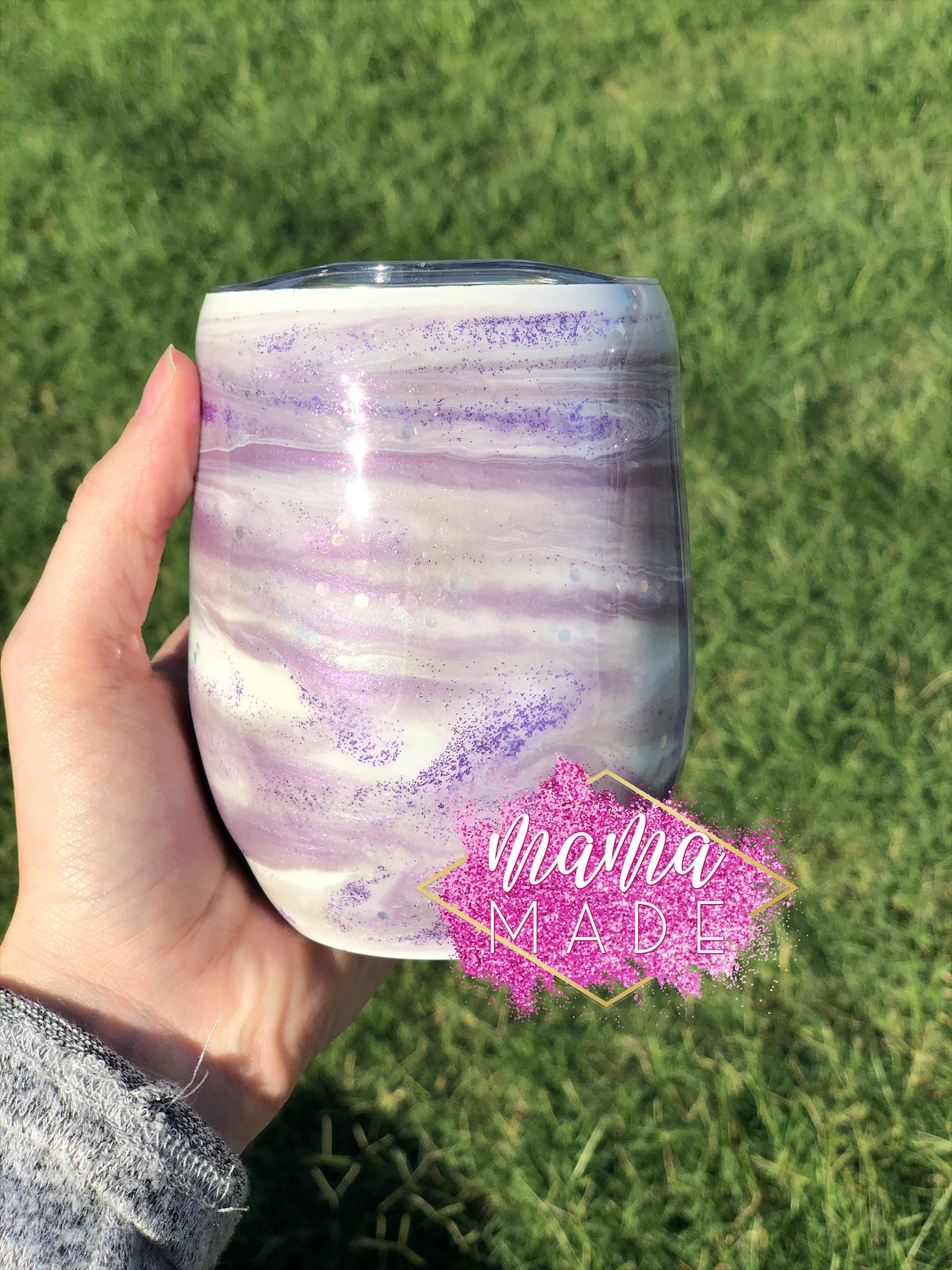 Glitter Swirl - Wine