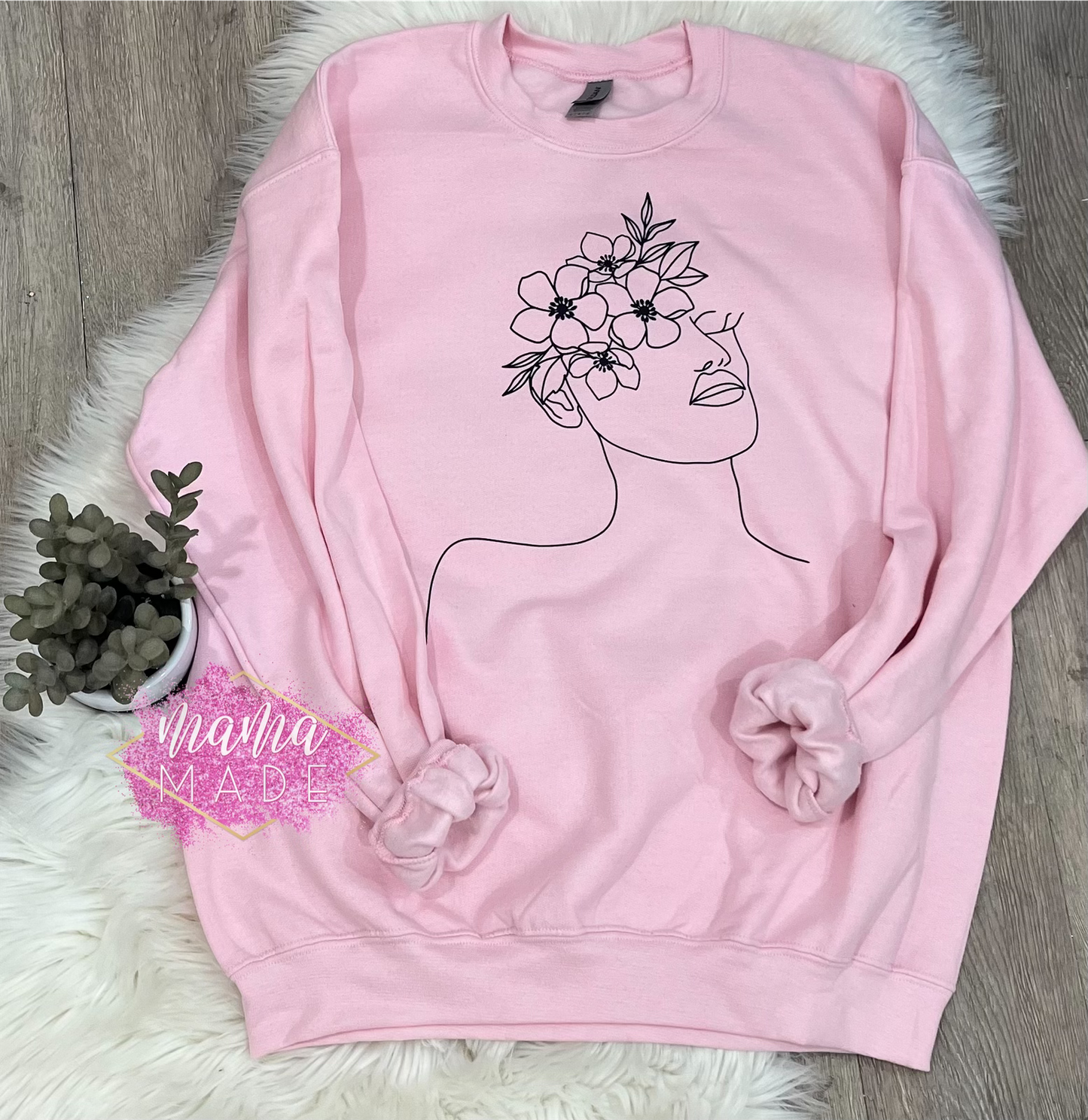 Floral Head Sweatshirt
