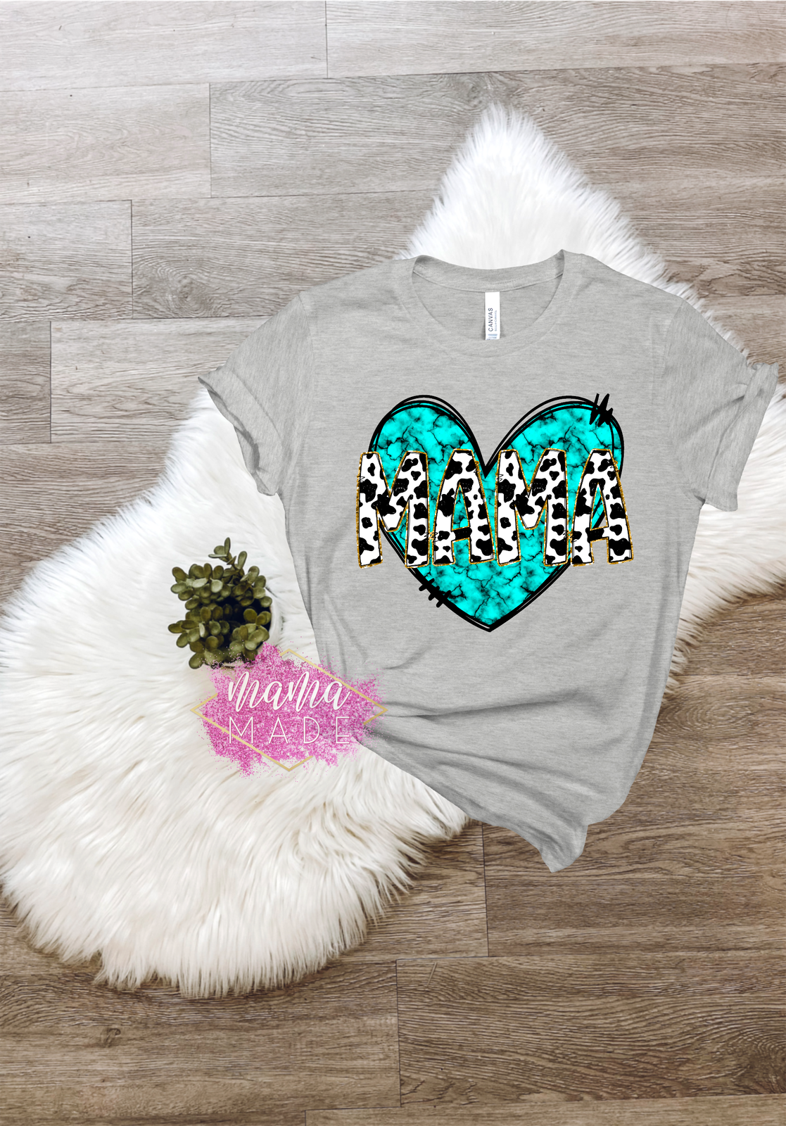 Mama Cowprint T-Shirt