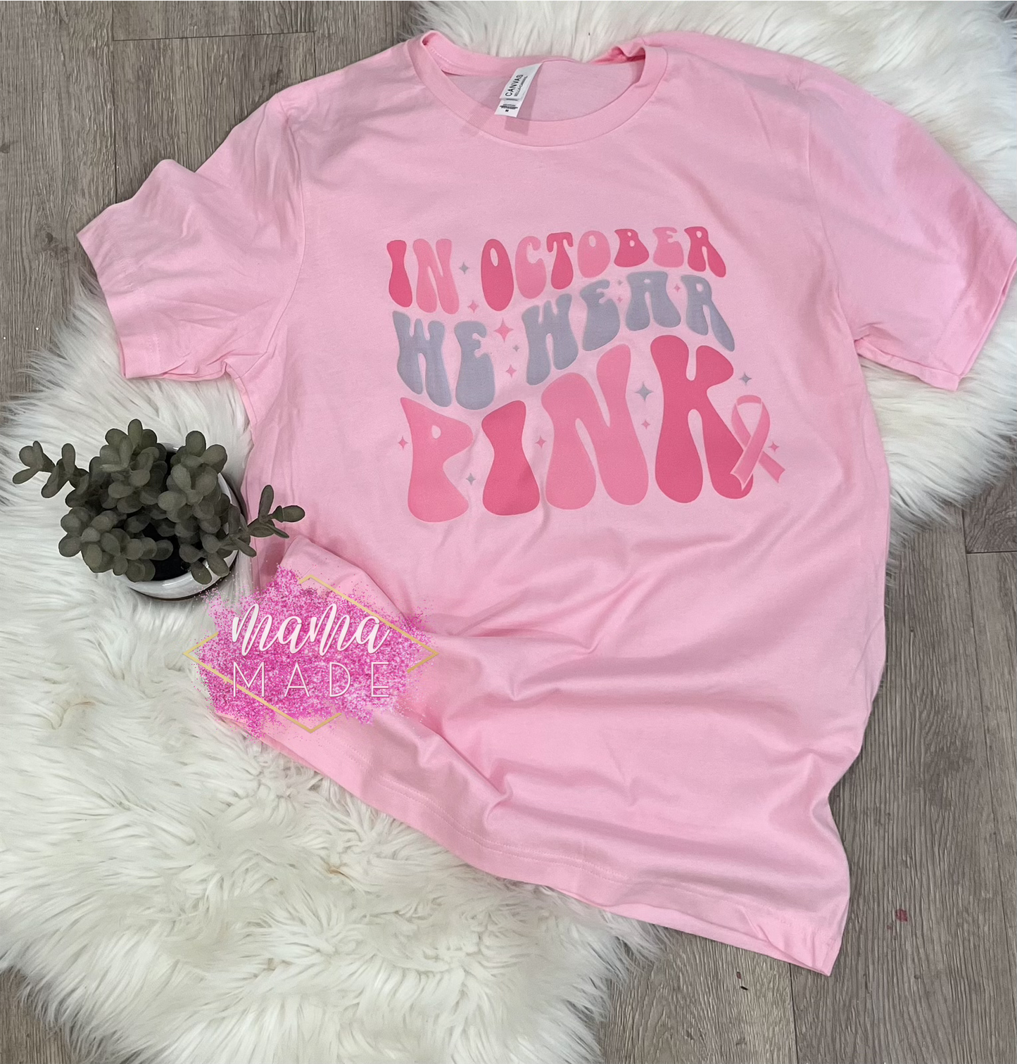 In October We Wear Pink T-Shirt