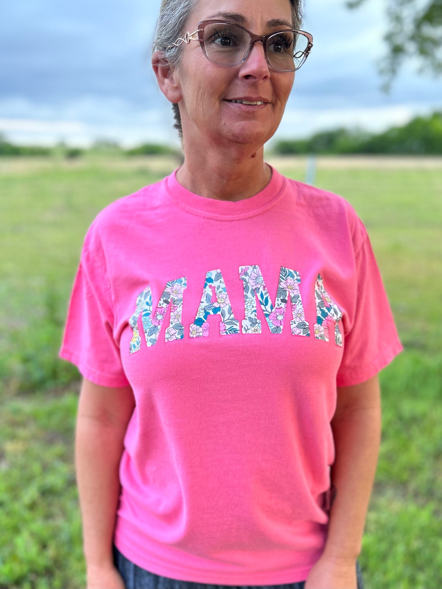 Floral MAMA T-Shirt
