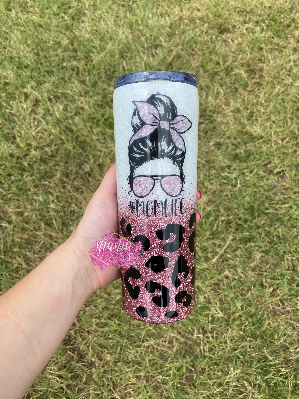 #MomLife Cheetah - 20oz skinny