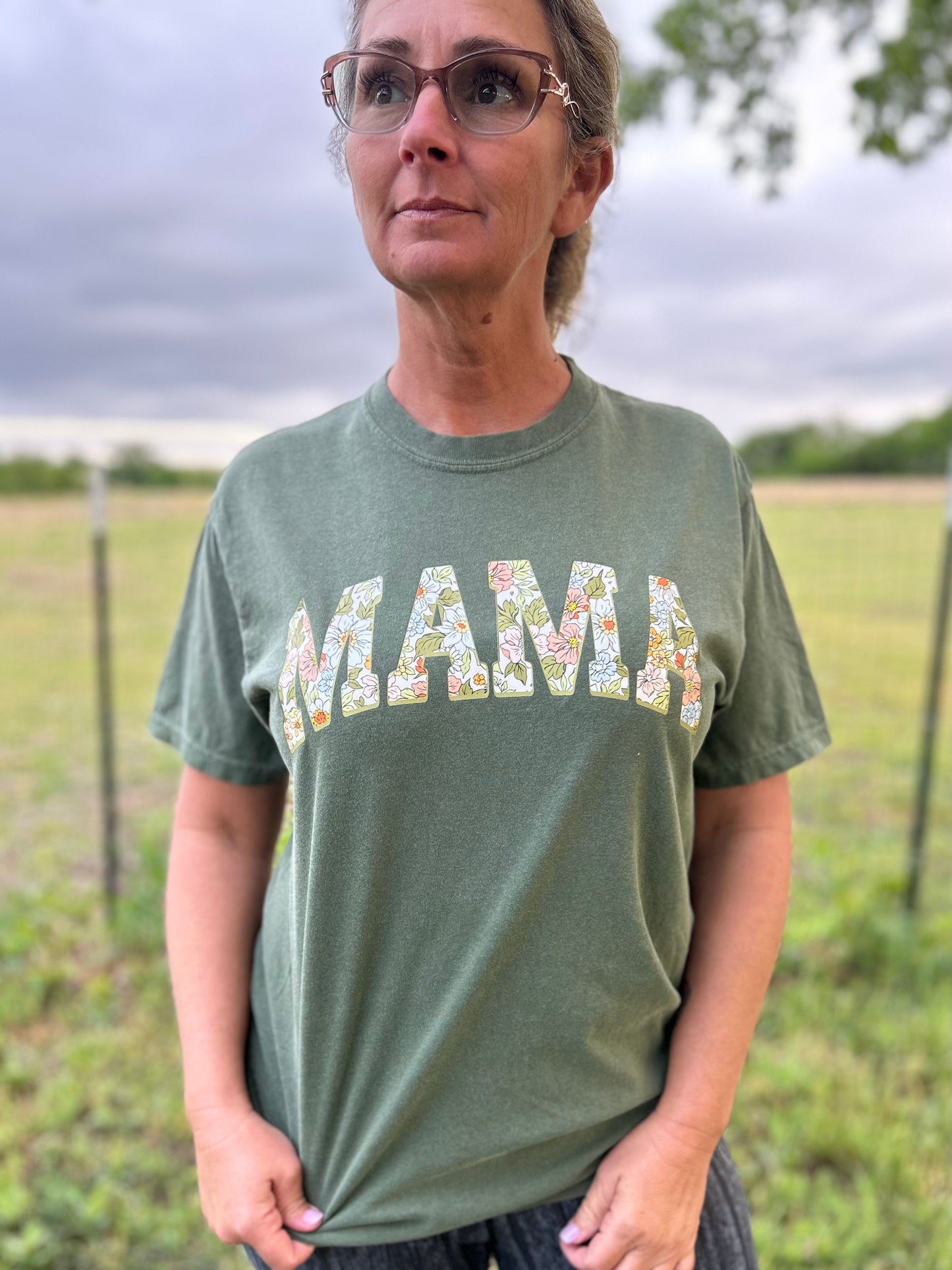 Floral MAMA T-Shirt
