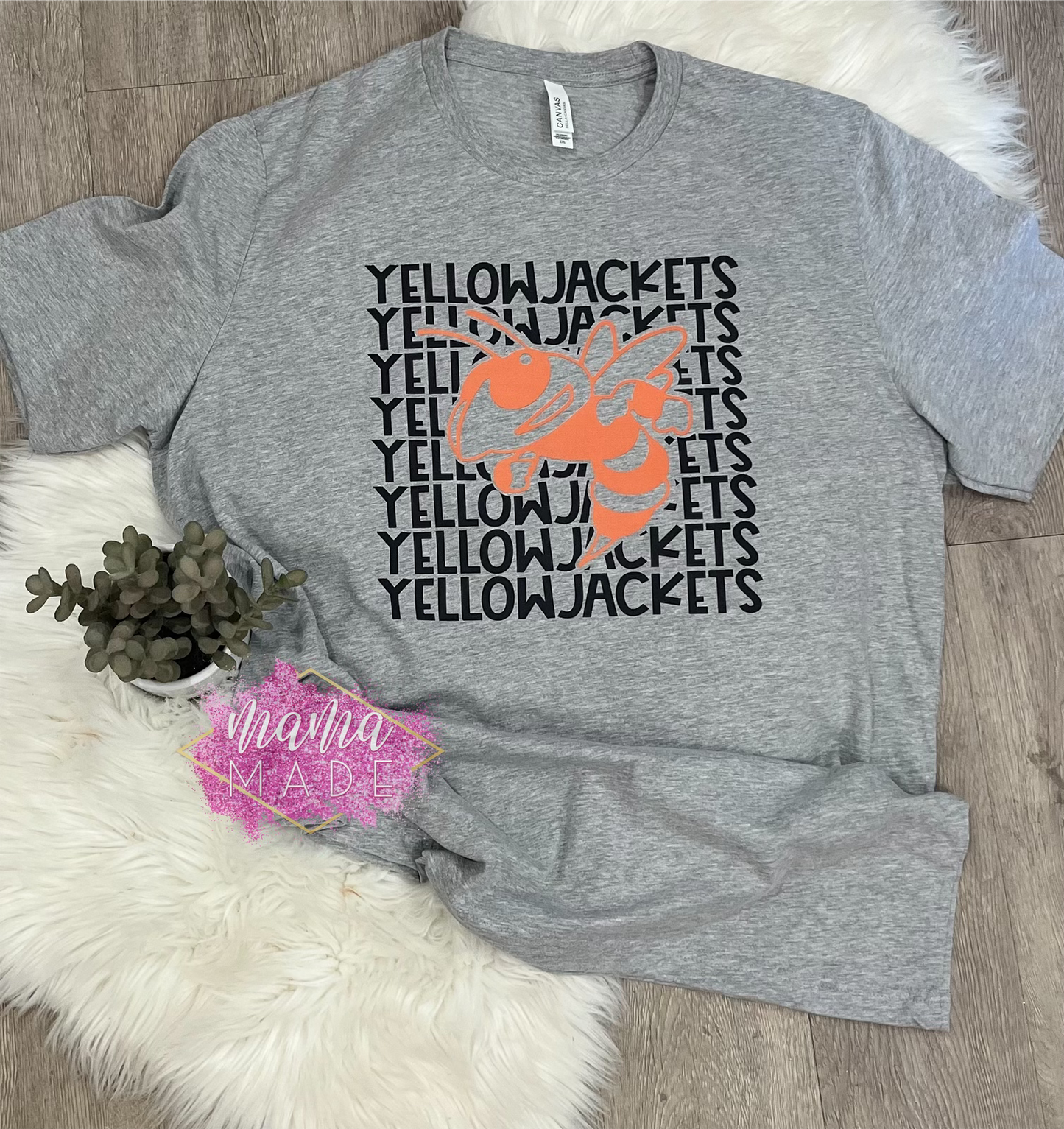 YellowJackets Repeating T-Shirt