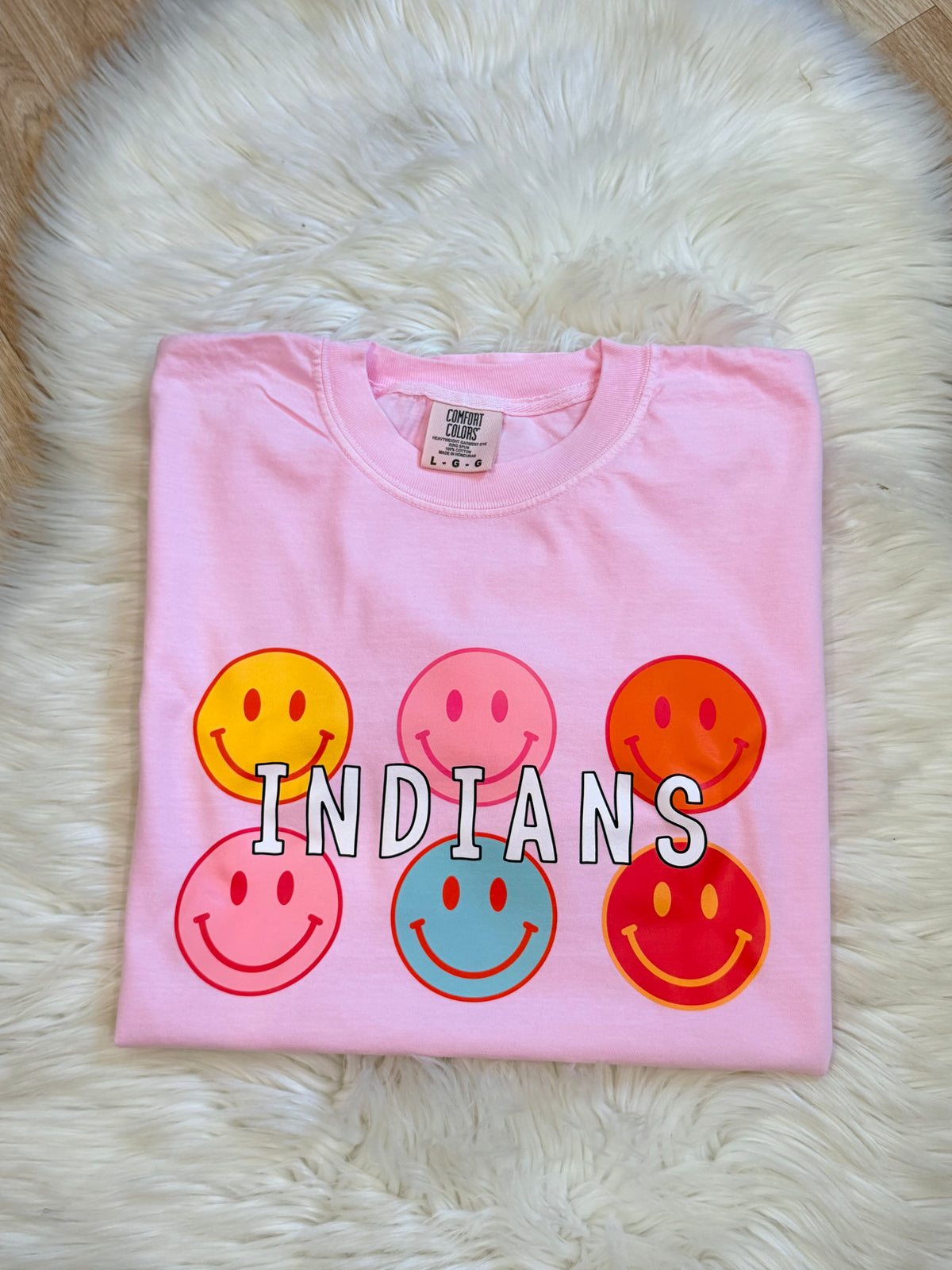 Indians Smiley T-Shirt