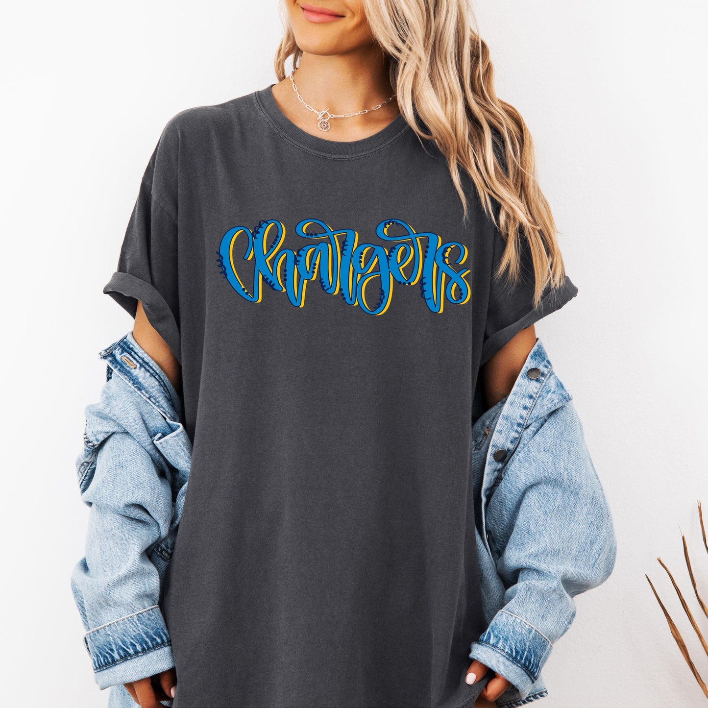 Chargers Script T-Shirt