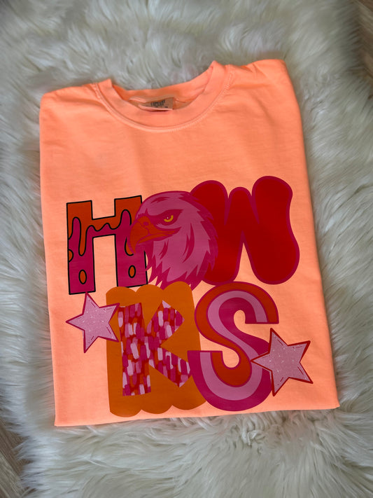Pink/Orange Mascot T-Shirt