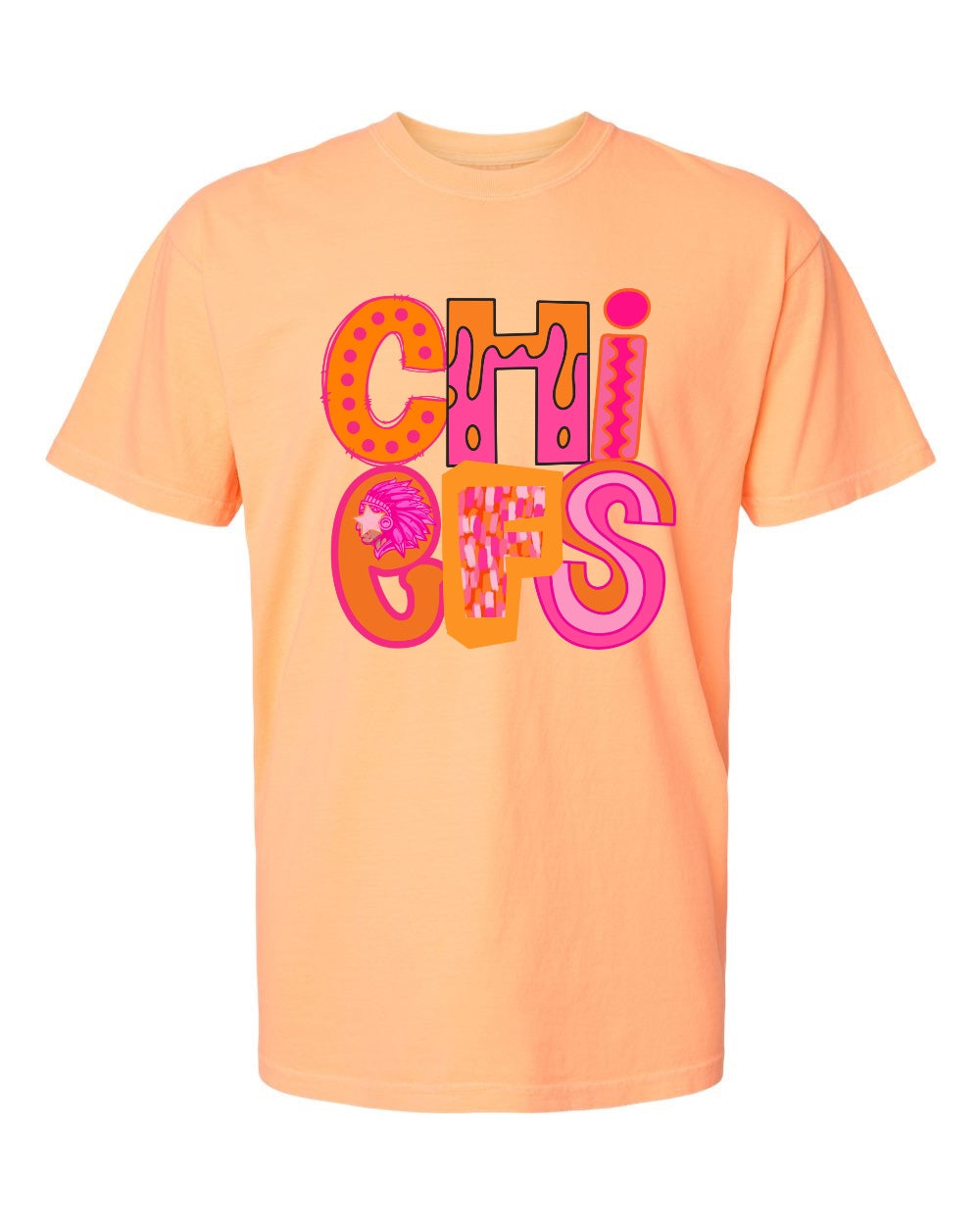 Pink/Orange Mascot T-Shirt