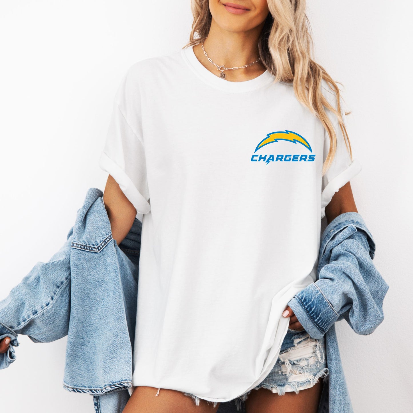 Chargers Pocket Logo T-Shirt