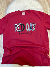 Load image into Gallery viewer, *Exclusive* Red Oak Hawks Alpha Letters T-Shirt
