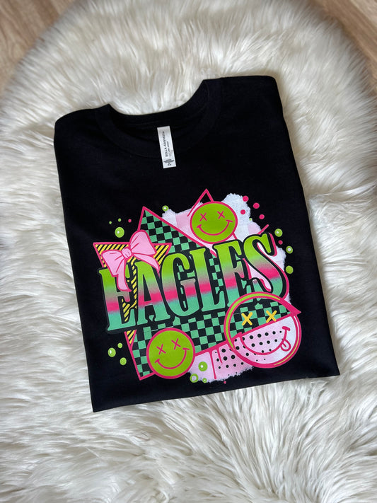 Neon Retro Mascot T-Shirt