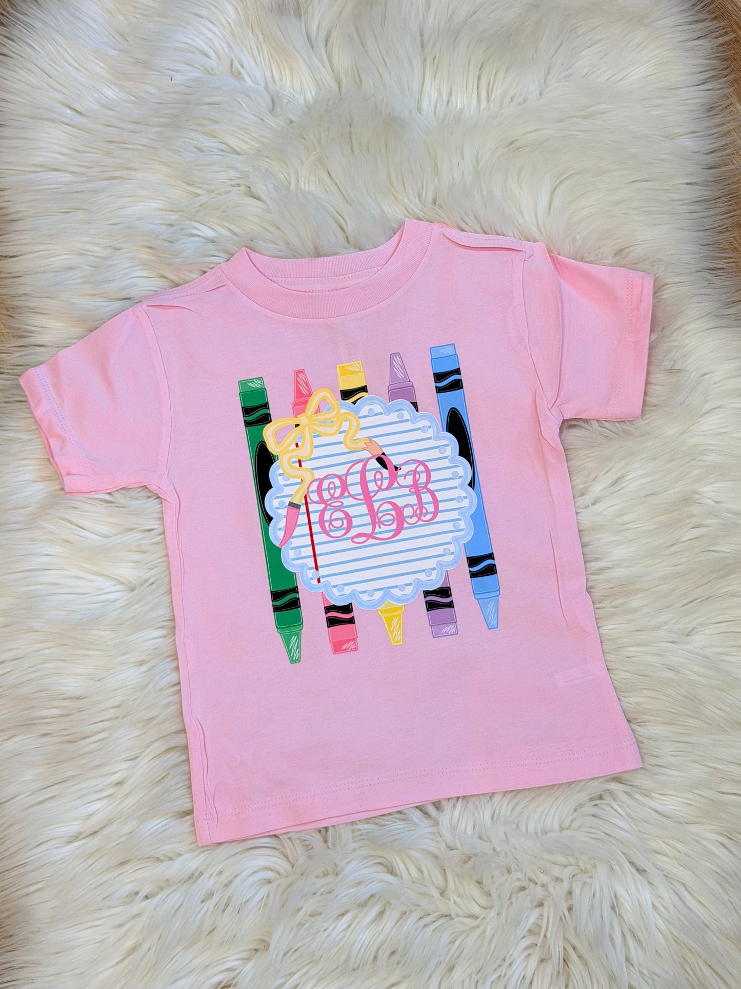 Crayon Monogram T-Shirt