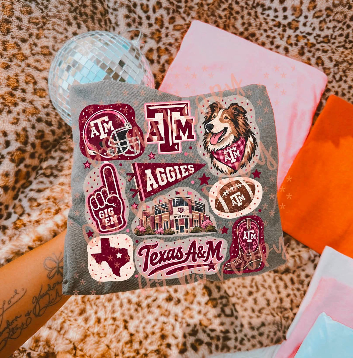 College Football Collage T-Shirt