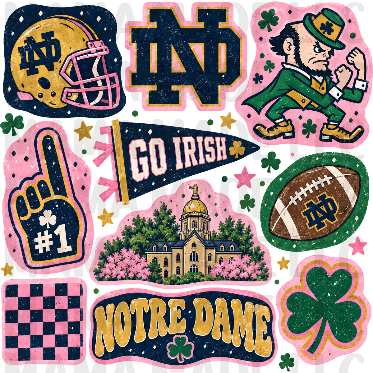 College Football Collage T-Shirt