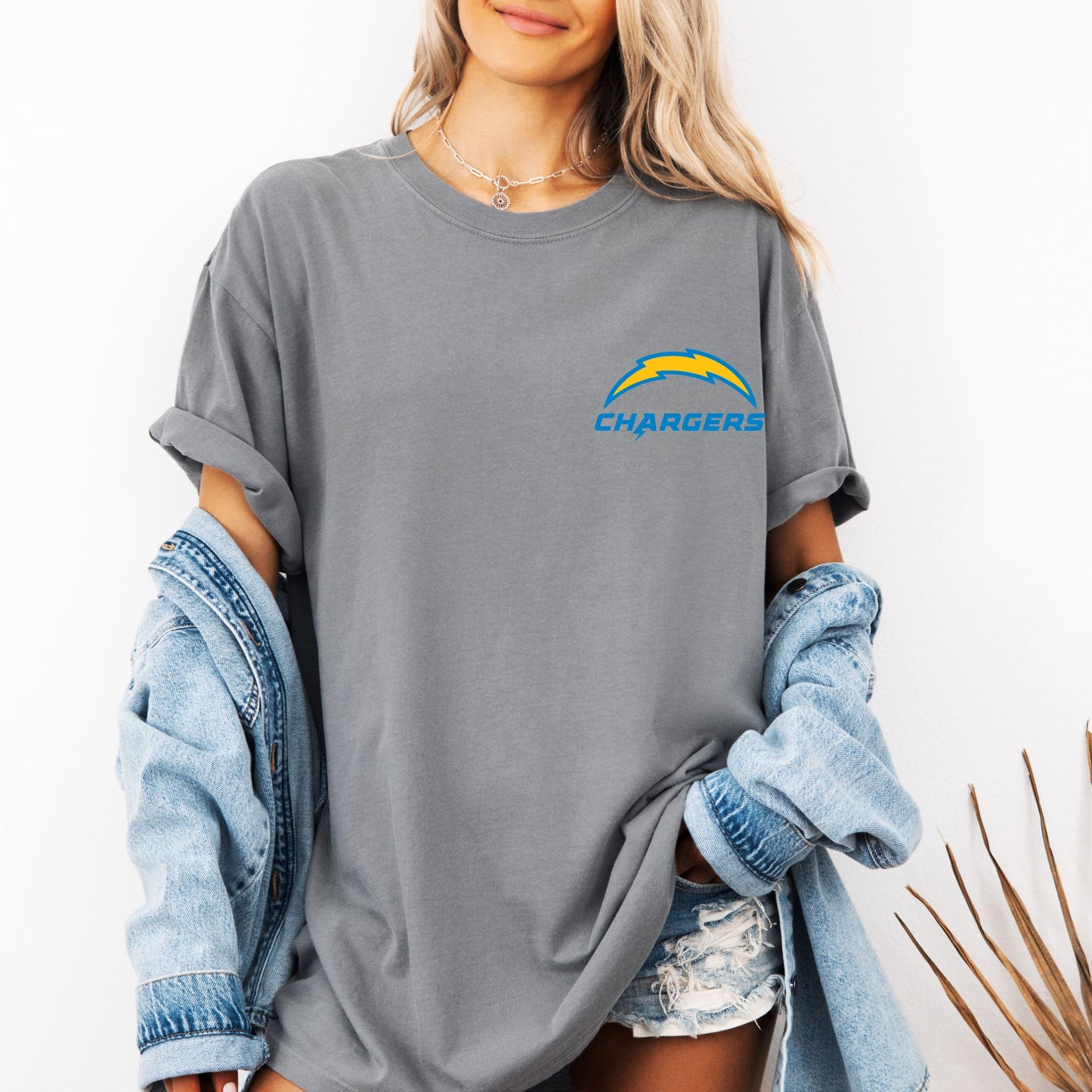 Chargers Pocket Logo T-Shirt
