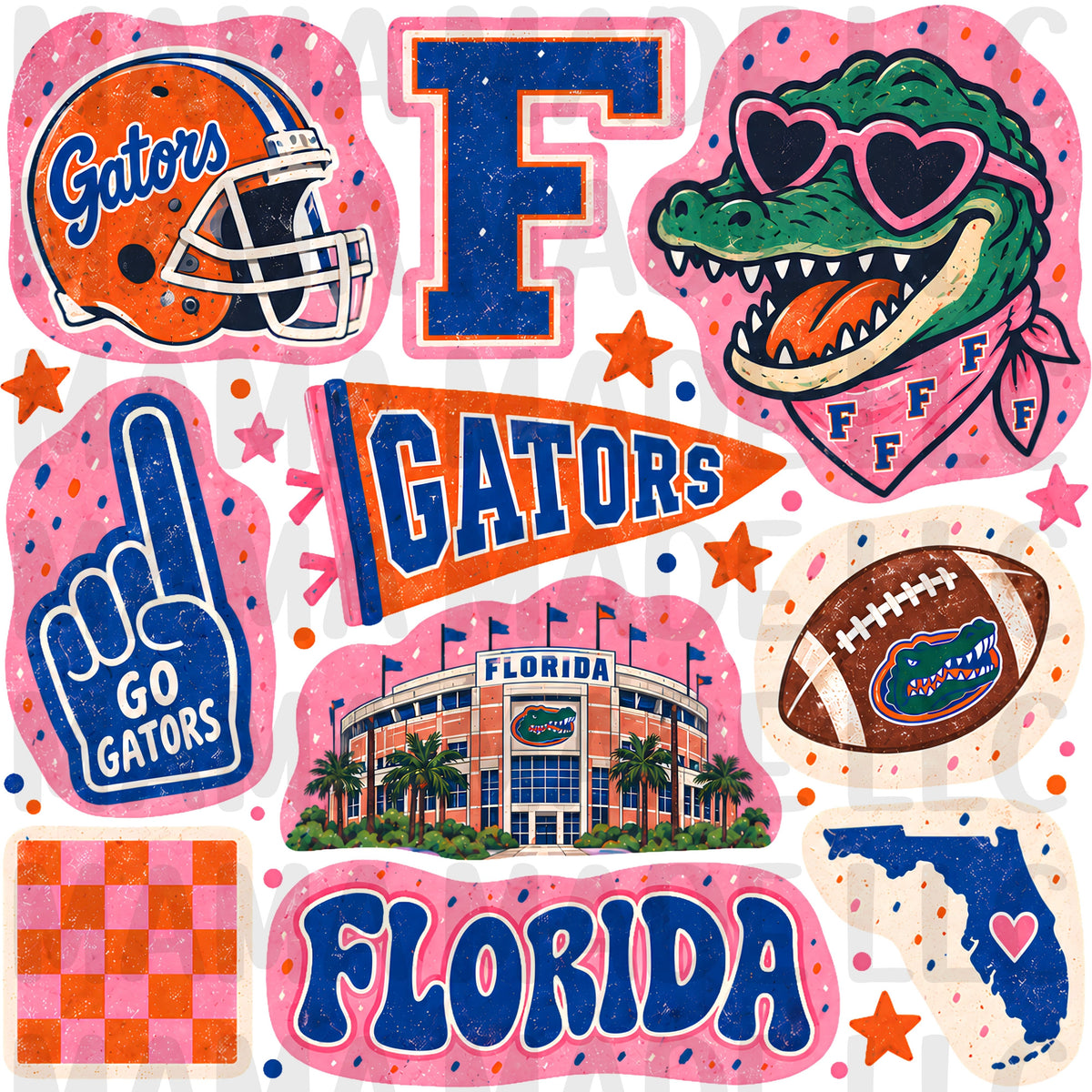 College Football Collage T-Shirt
