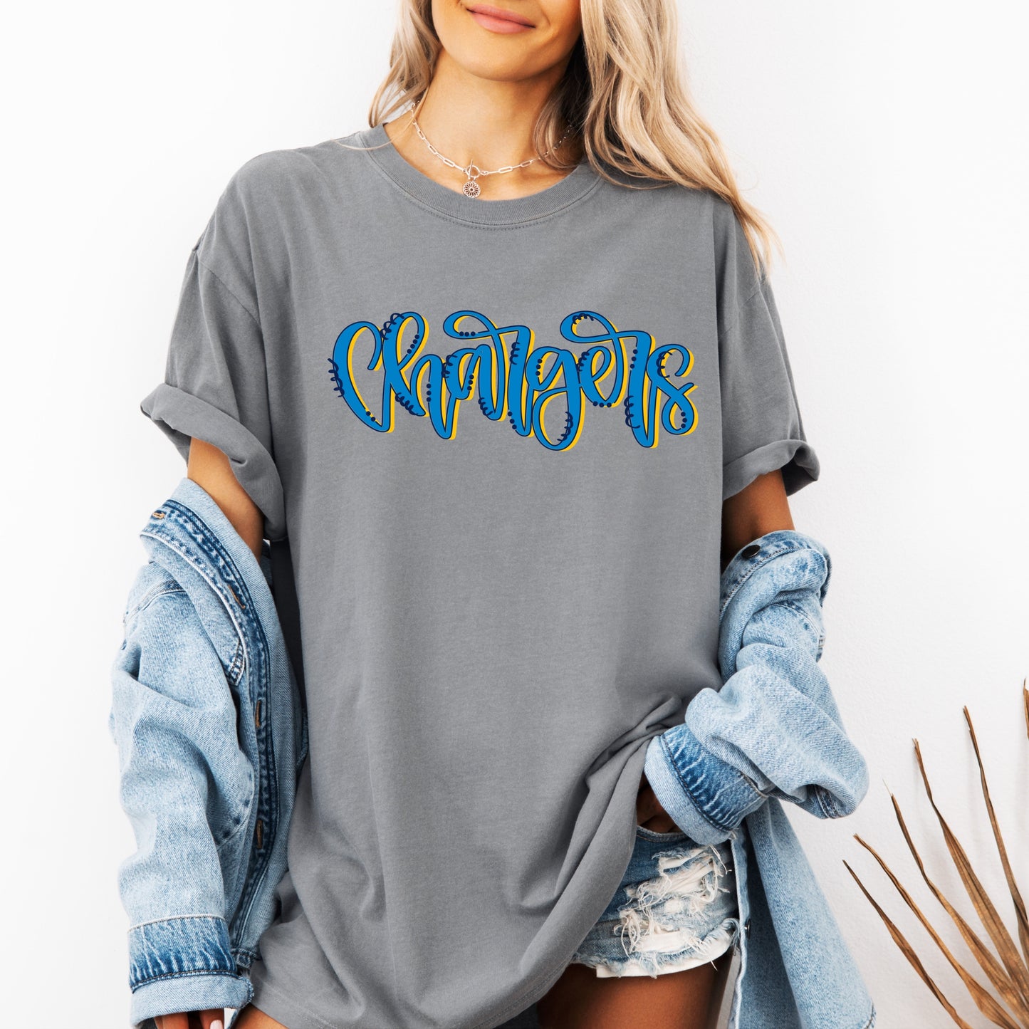 Chargers Script T-Shirt