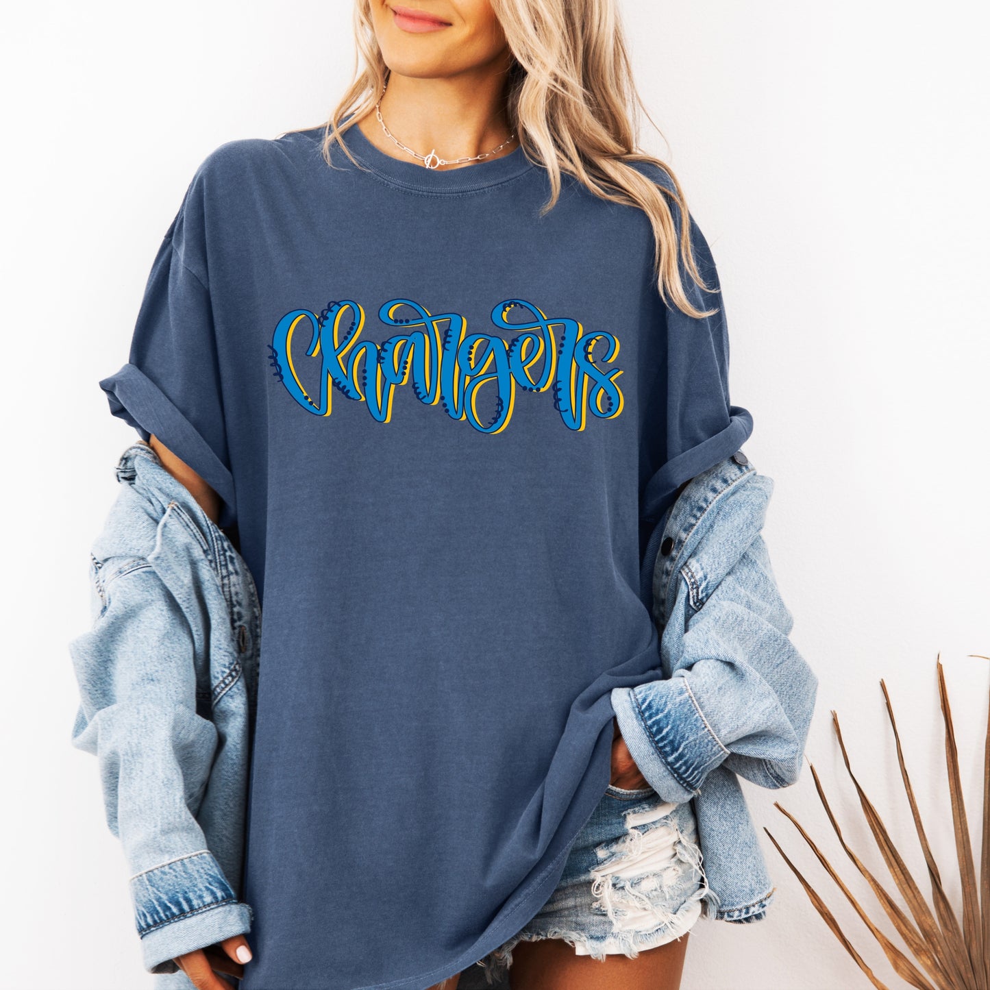 Chargers Script T-Shirt