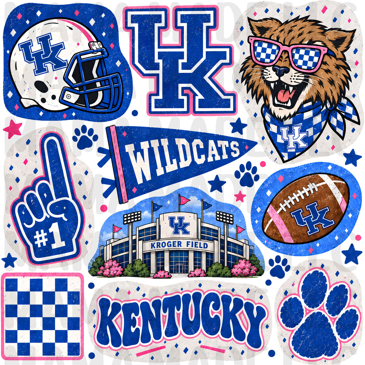 College Football Collage T-Shirt