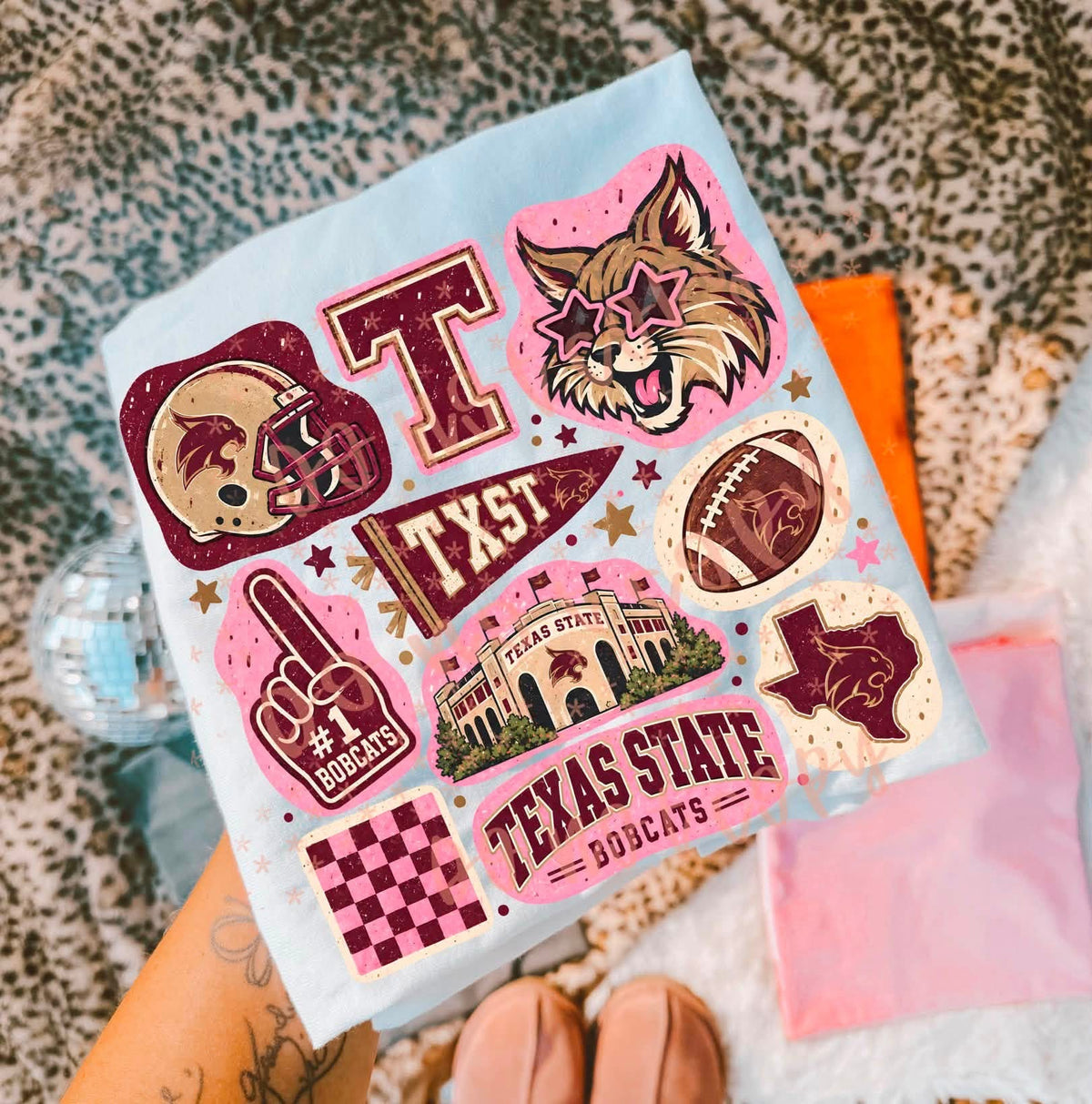 College Football Collage T-Shirt