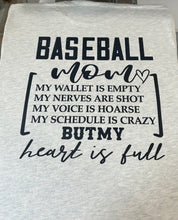 Load image into Gallery viewer, Baseball Mom T-Shirt
