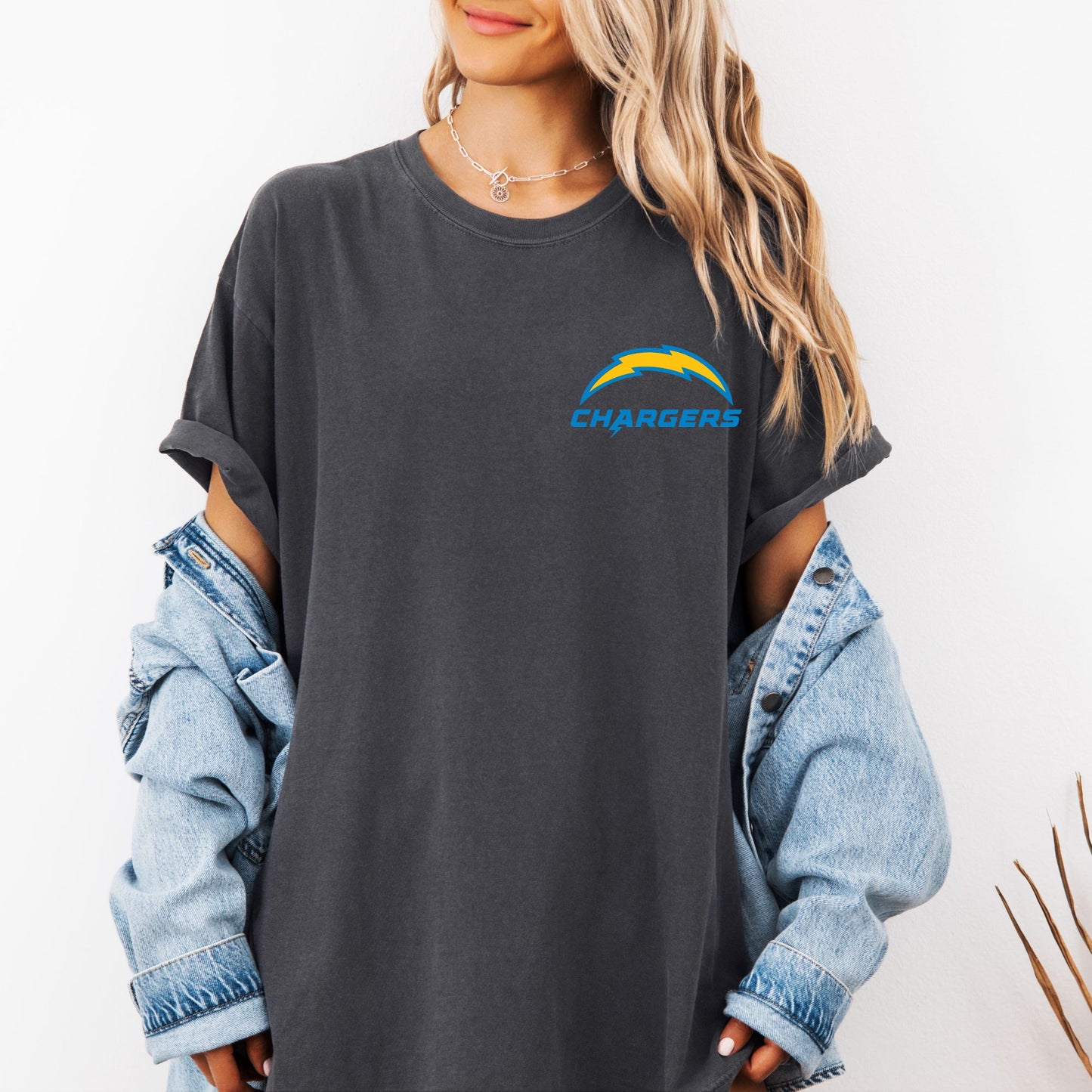 Chargers Pocket Logo T-Shirt