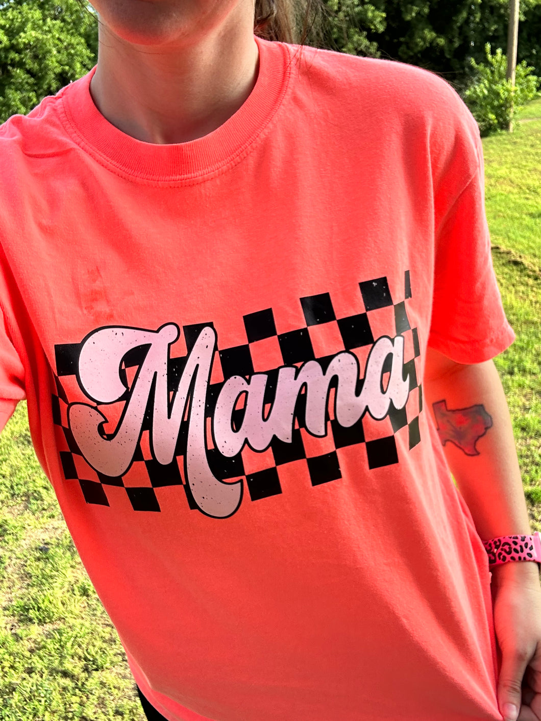 Checkered Mama T-Shirt