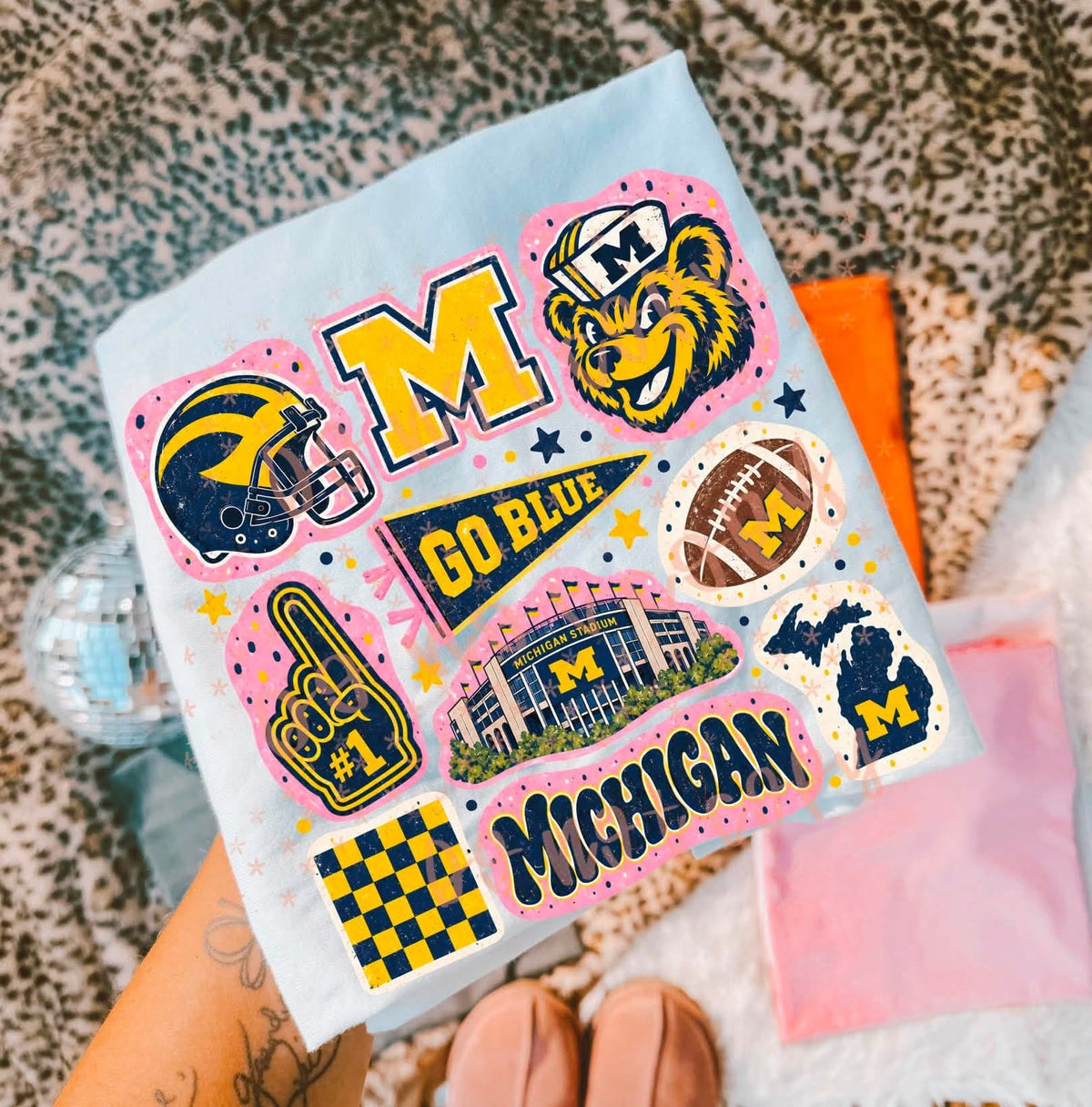 College Football Collage T-Shirt