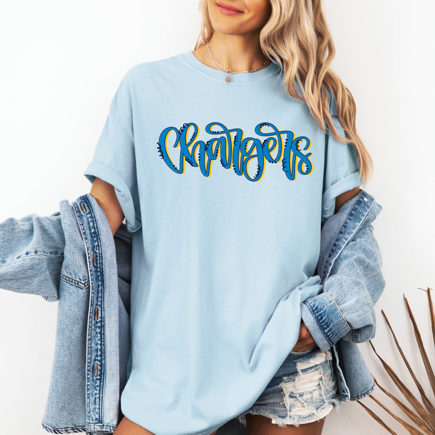 Chargers Script T-Shirt