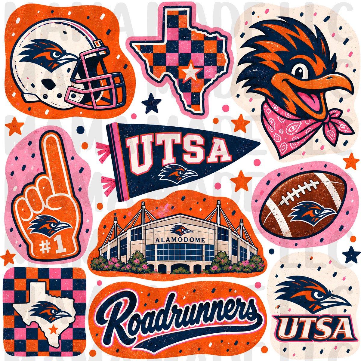College Football Collage T-Shirt