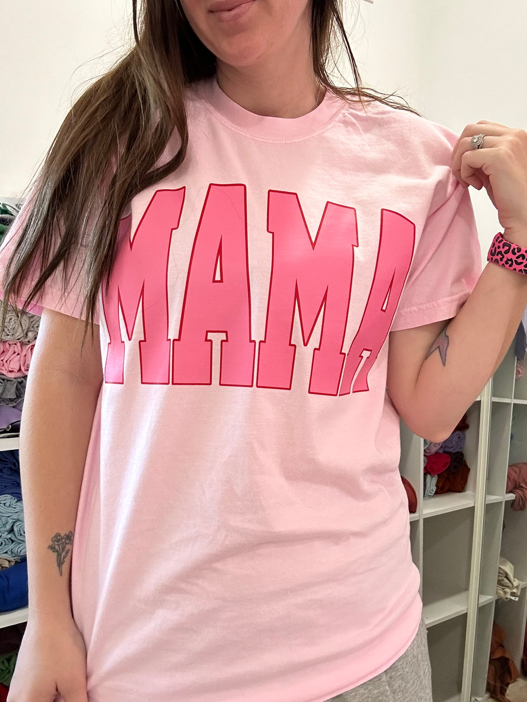 Monochrome Mama Varsity T-Shirt