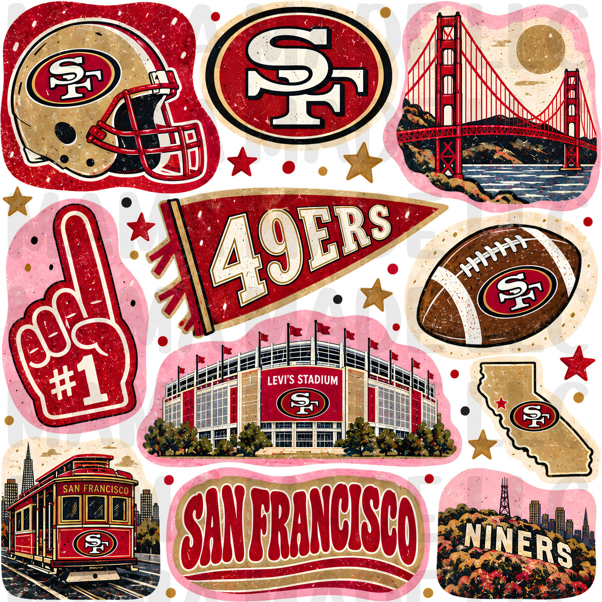 NFL Collage T-Shirt