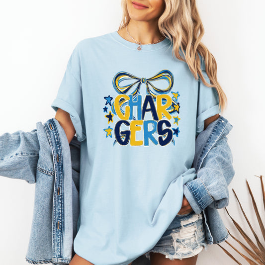 Chargers Bow T-Shirt
