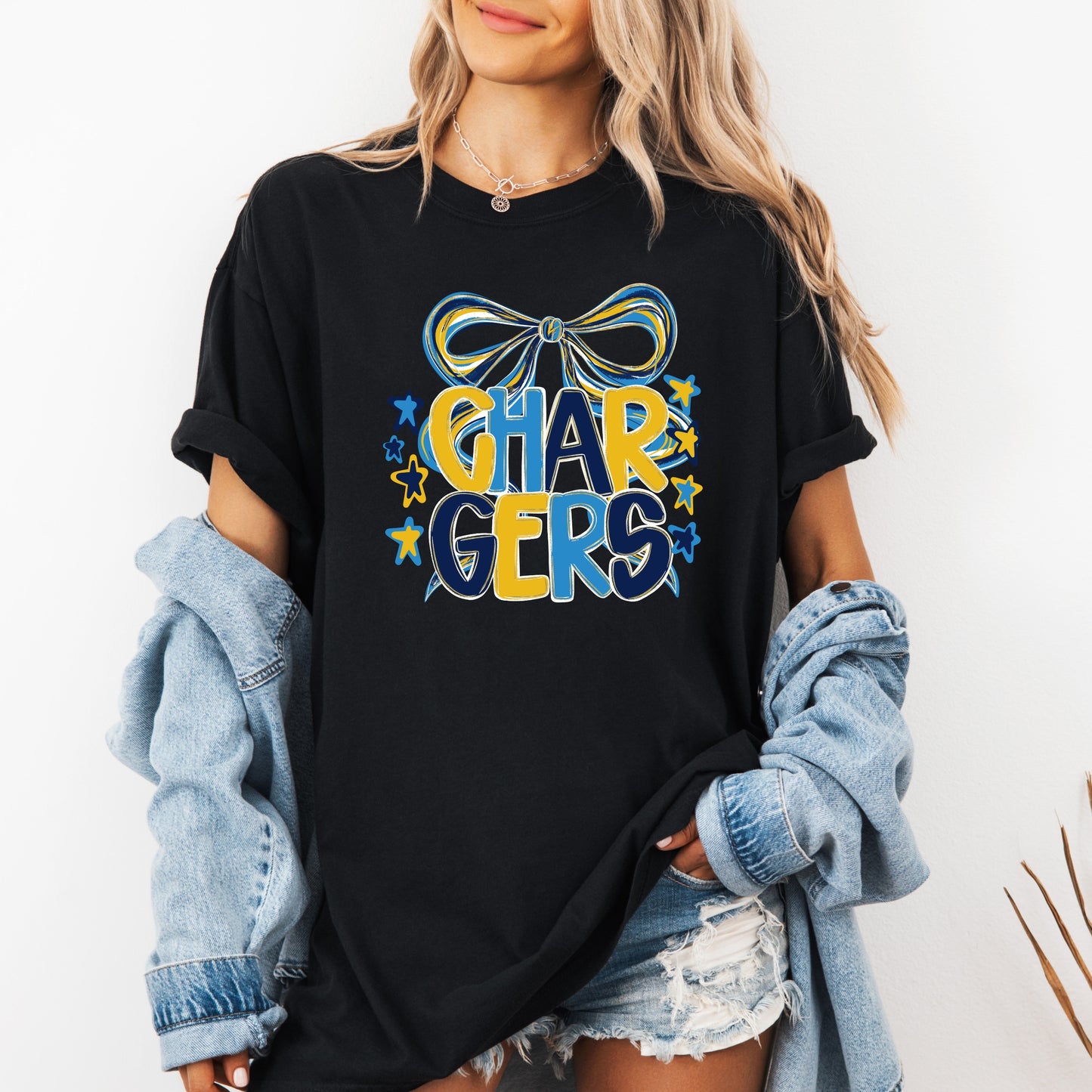 Chargers Bow T-Shirt