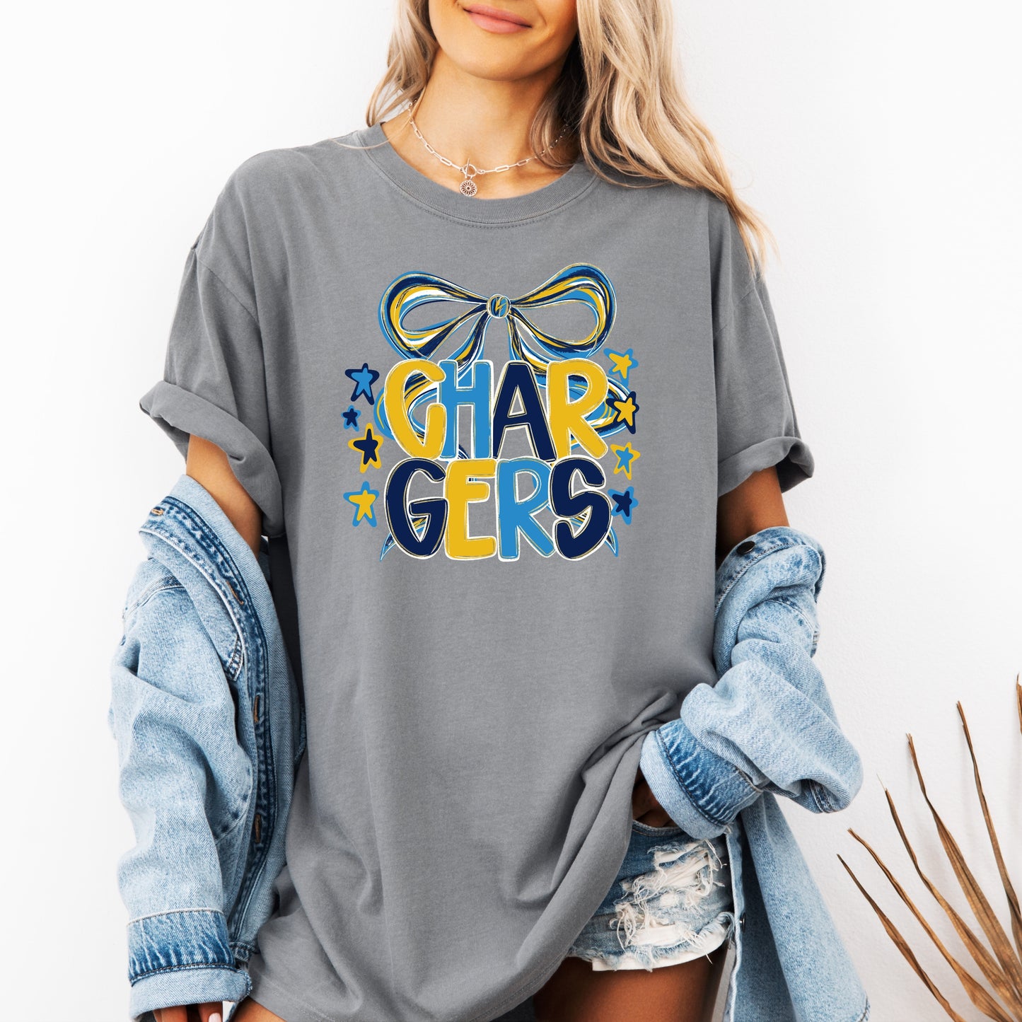 Chargers Bow T-Shirt