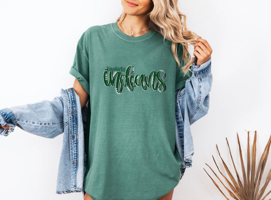 Indians Handwritten Script T-Shirt
