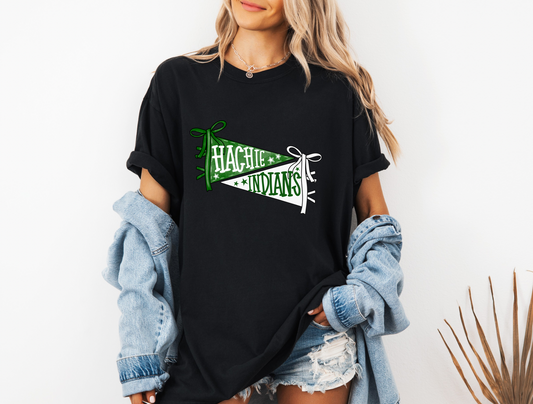 Hachie Indians Pennant Flag T-Shirt