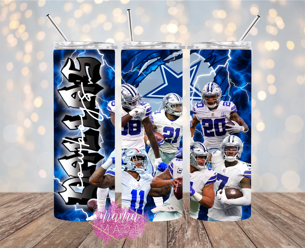 His/Hers Cowboys Sublimation Tumbler