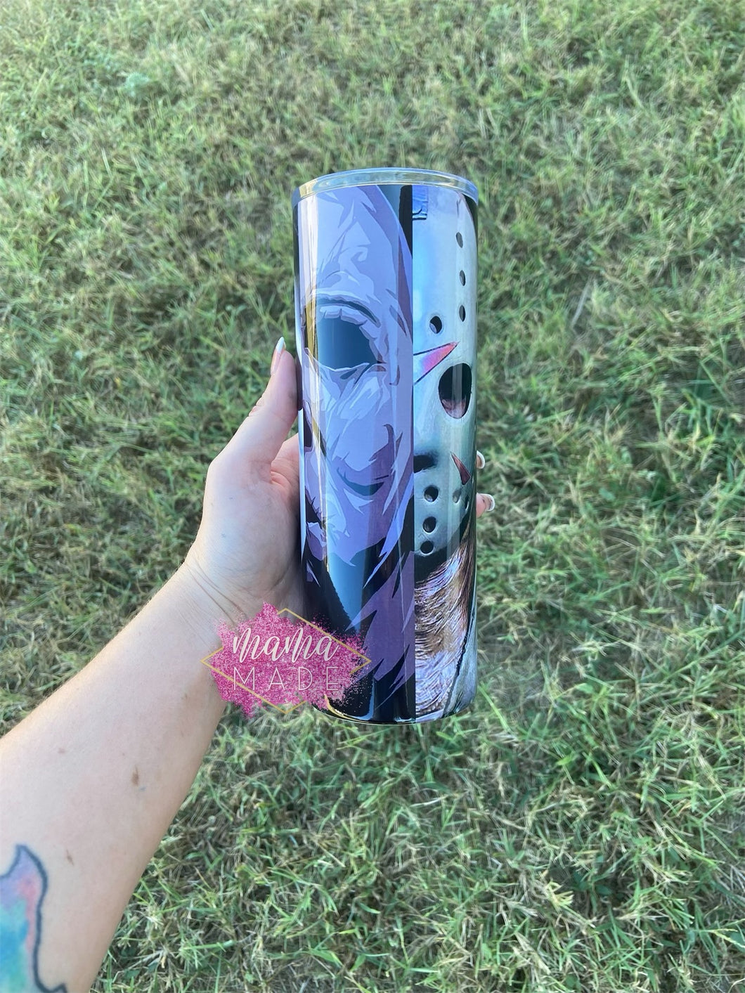 Horror Faces Sublimation Tumbler