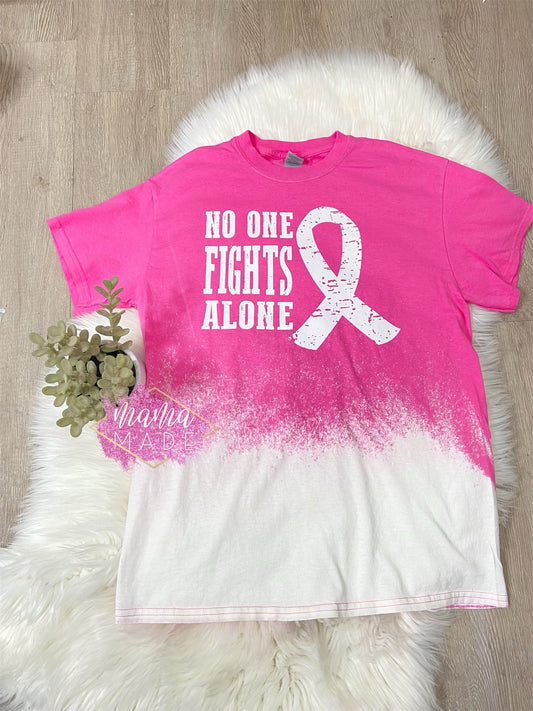 No One Fights Alone Bleached T-Shirt