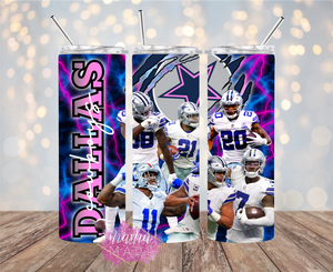 His/Hers Cowboys Sublimation Tumbler