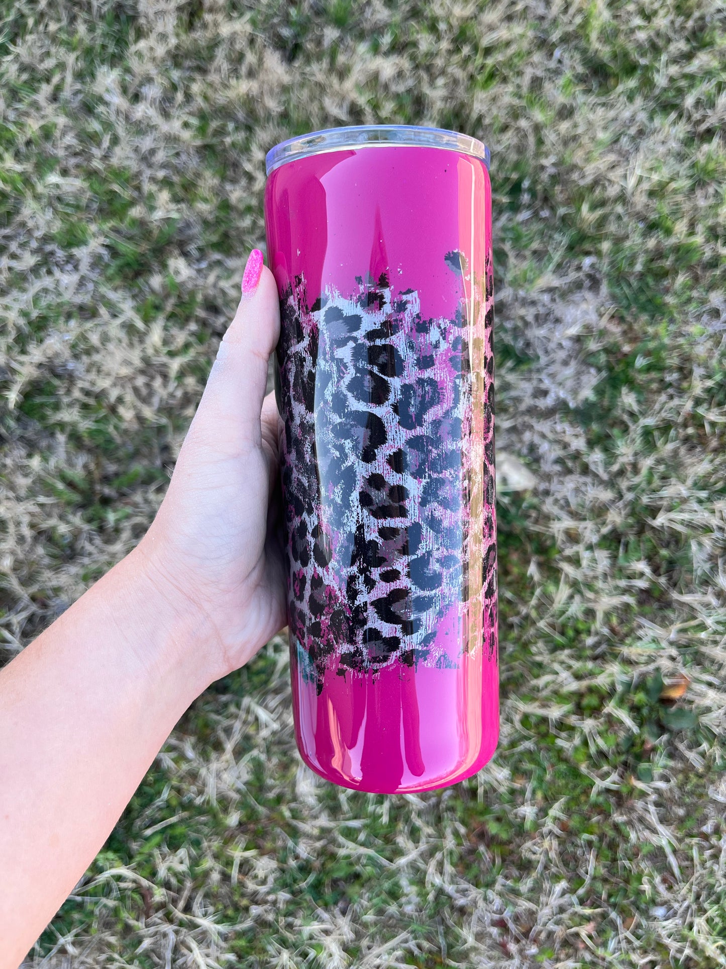 Pink Cheetah Tumbler