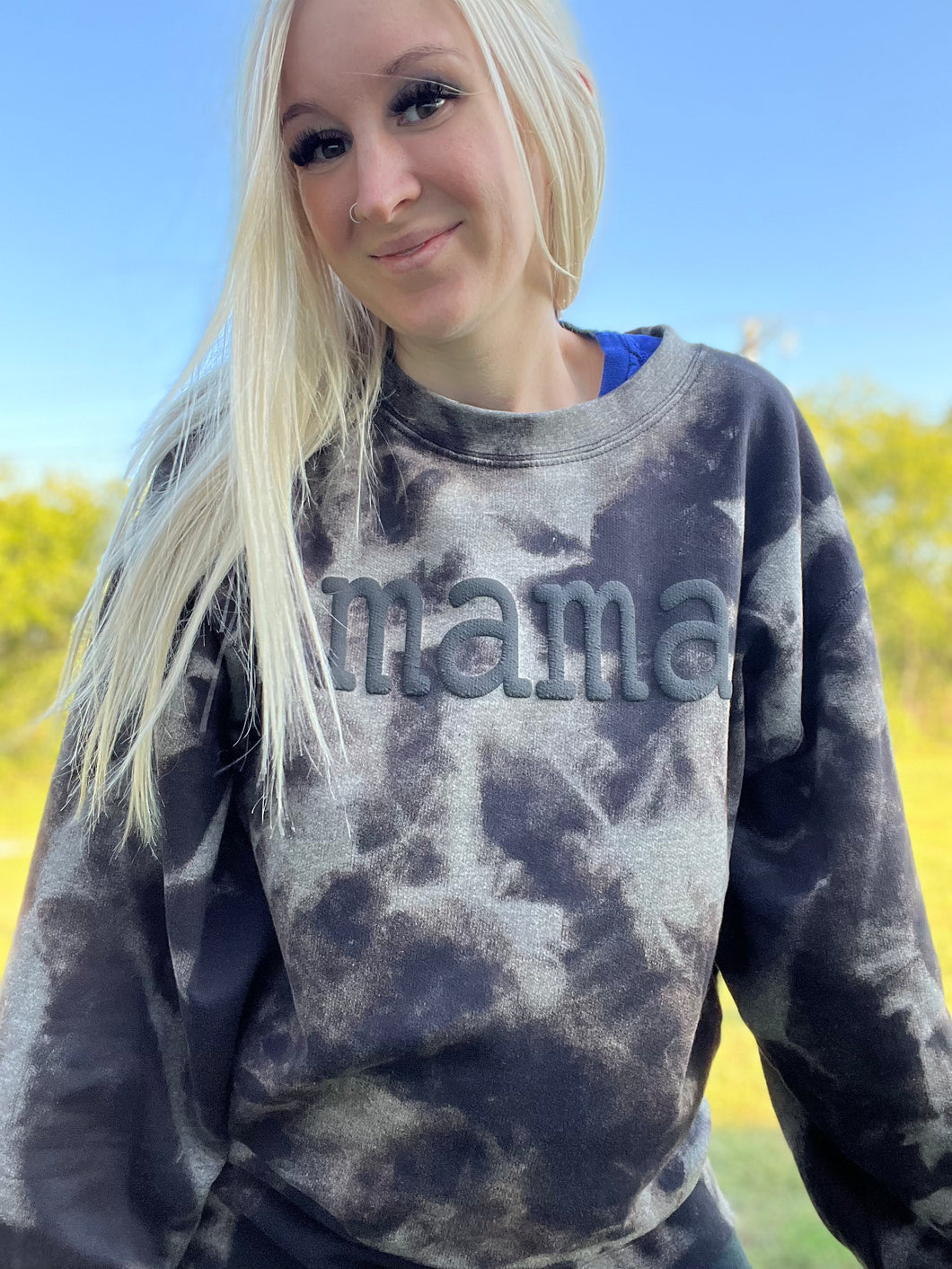 Bleached mama sweatshirt sale