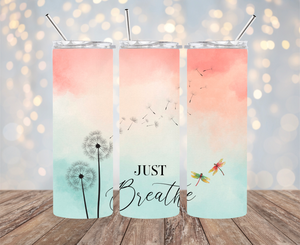 Just Breathe Sublimation Tumbler